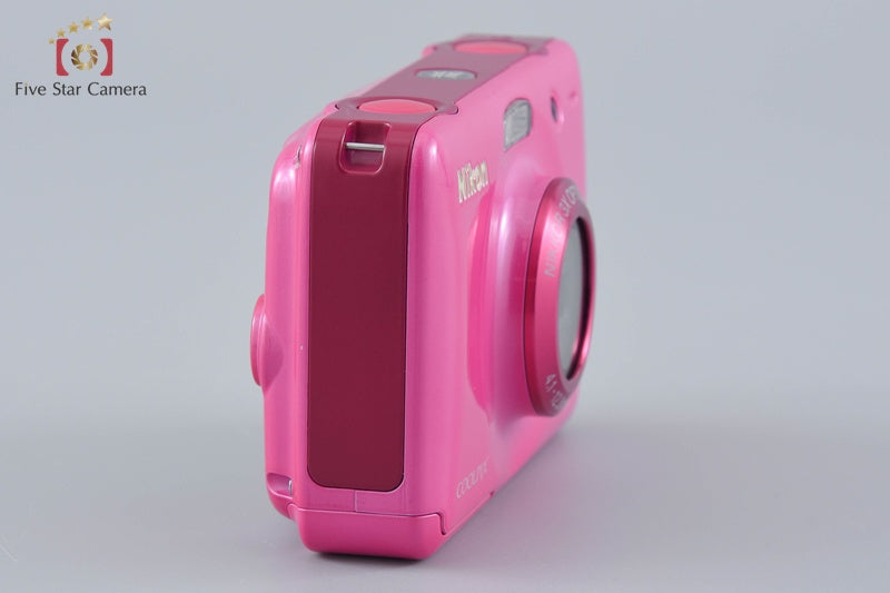 Nikon COOLPIX S30 Pink 10.1 MP Waterproof Digital Camera