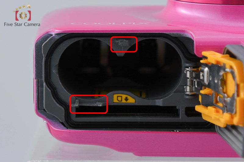 Nikon COOLPIX S30 Pink 10.1 MP Waterproof Digital Camera