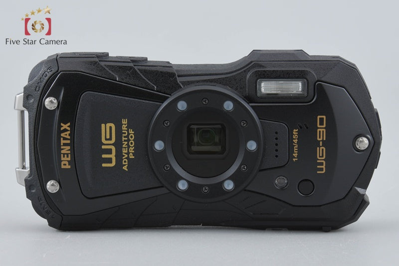 "Count 1" Ricoh PENTAX WG-90 Black 16.0 MP Waterproof Action Camera w/ Box