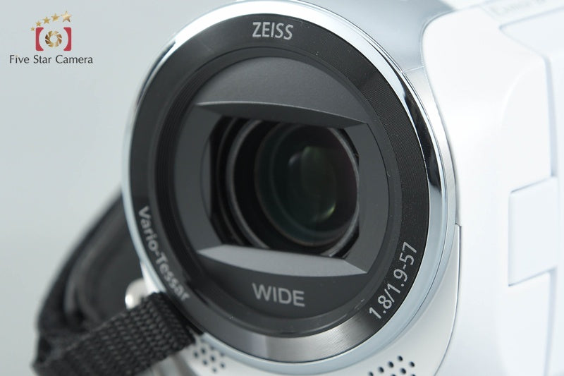 SONY HANDYCAM HDR-CX470 White Digital Camcorder w/ Box [Japanese Language Only]
