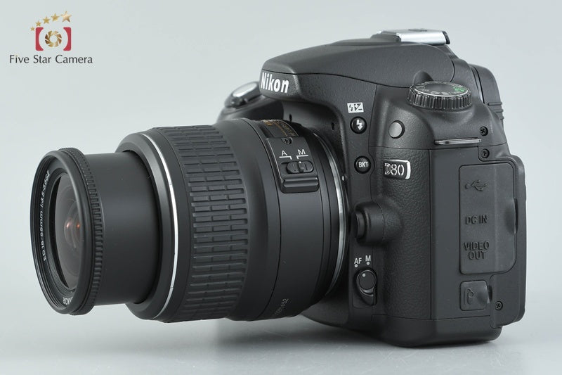 "Count 2,554" Nikon D80 10.2 MP DSLR + AF-S DX NIKKOR 18-55mm f/3.5-5.6 G II ED