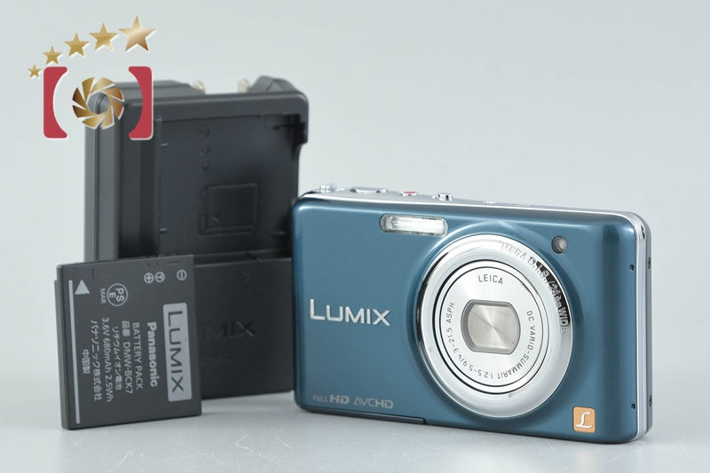 Panasonic LUMIX DMC-FX77 Suede Blue Digital Camera [Japanese Language Only]