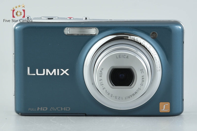 Panasonic LUMIX DMC-FX77 Suede Blue Digital Camera [Japanese Language Only]