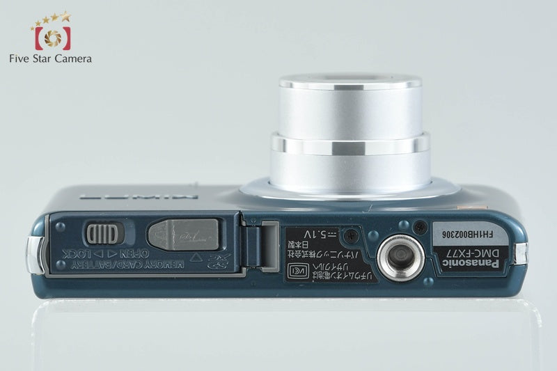Panasonic LUMIX DMC-FX77 Suede Blue Digital Camera [Japanese Language Only]