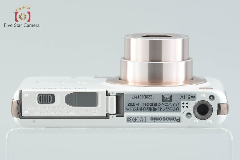 Panasonic LUMIX DMC-FX80 White 12.1 MP Digital Camera