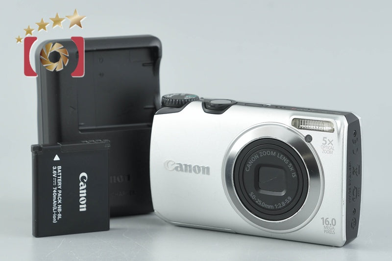 Canon PowerShot A3300 IS Silver 16.0 MP Digital Camera