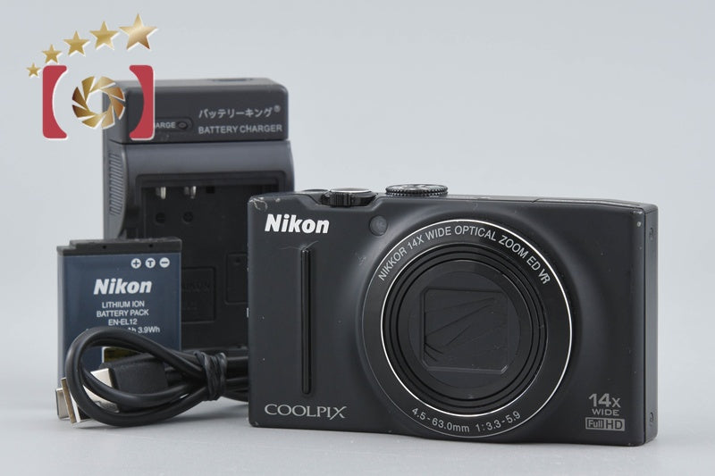 Nikon COOLPIX S8200 Noble Black 16.0 MP Digital Camera
