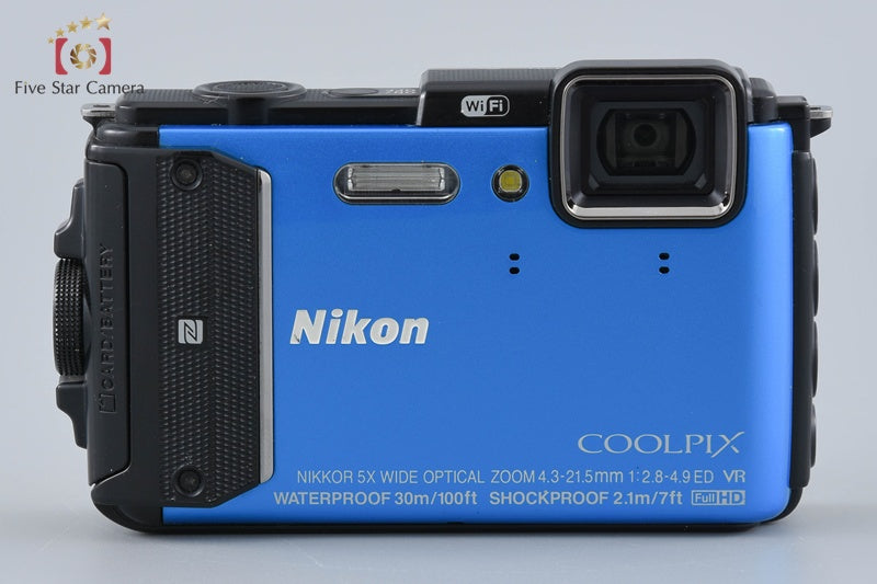 Nikon COOLPIX AW130 Blue 16.5 MP Digital Camera