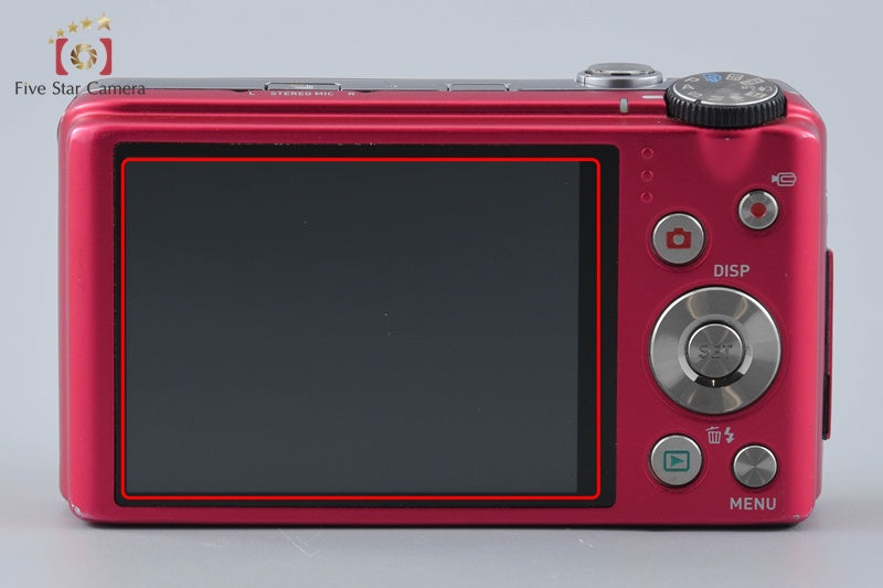 Casio HIGH SPEED EXILIM EX-ZR500 Red 16.1 MP Digital Camera