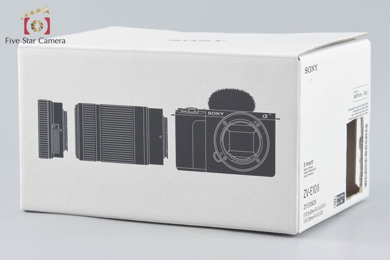 Sony α VLOGCAM ZV-E10 II Black 16-50 55-210 Lenses [Japanese Language Only]