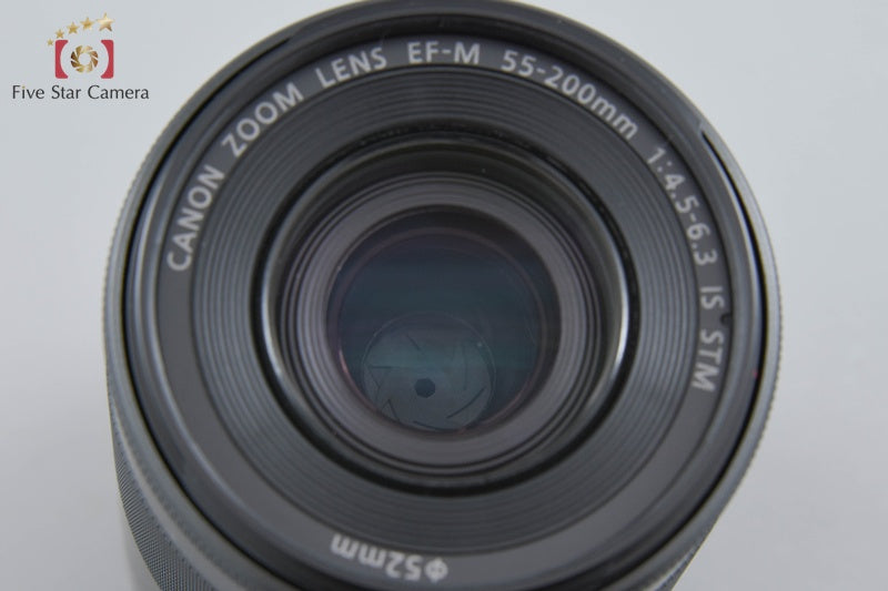 Canon EF-M 55-200mm f/4.5-6.3 IS STM Black