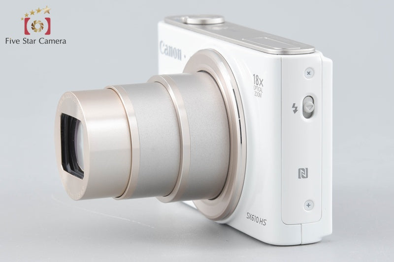 Canon PowerShot SX610 HS White 20.2 MP Digital Camera