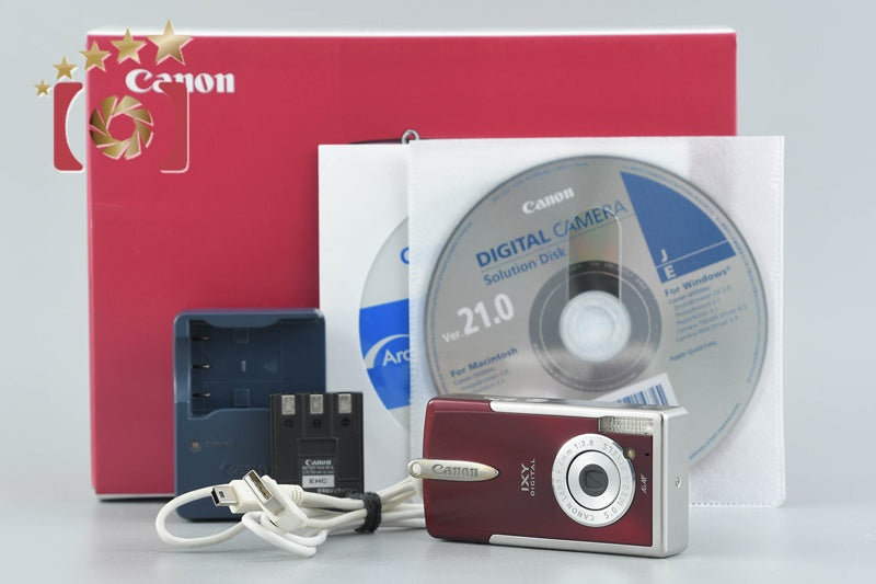 Canon IXY Digital L2 Star Garnet 5.0 MP Digital Camera w/ Box