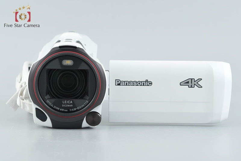 Panasonic HC-VX992M Pure White 4K HD Digital Camcorder w/ Box