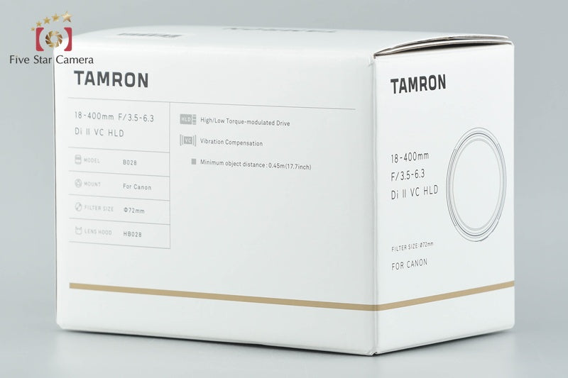 Tamron B028 18-400mm f/3.5-6.3 Di II VC HLD for Canon w/ Box