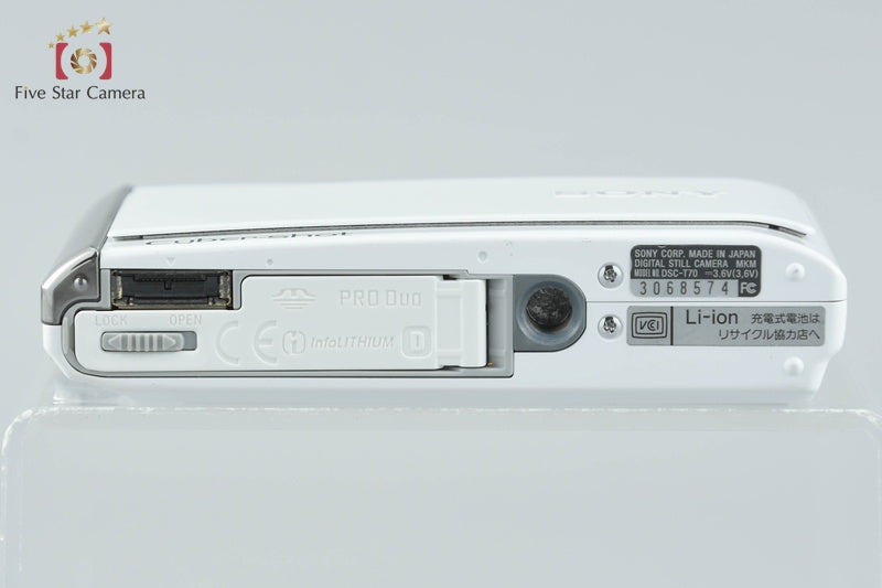 Sony Cyber-Shot DSC-T70 White 8.1 MP Digital Camera [Japanese Language Only]
