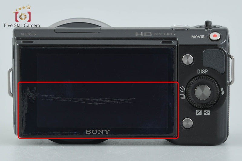 Sony α NEX-5 Black 16.1 MP Digital Camera 18-55 Lens [Japanese Language Only]