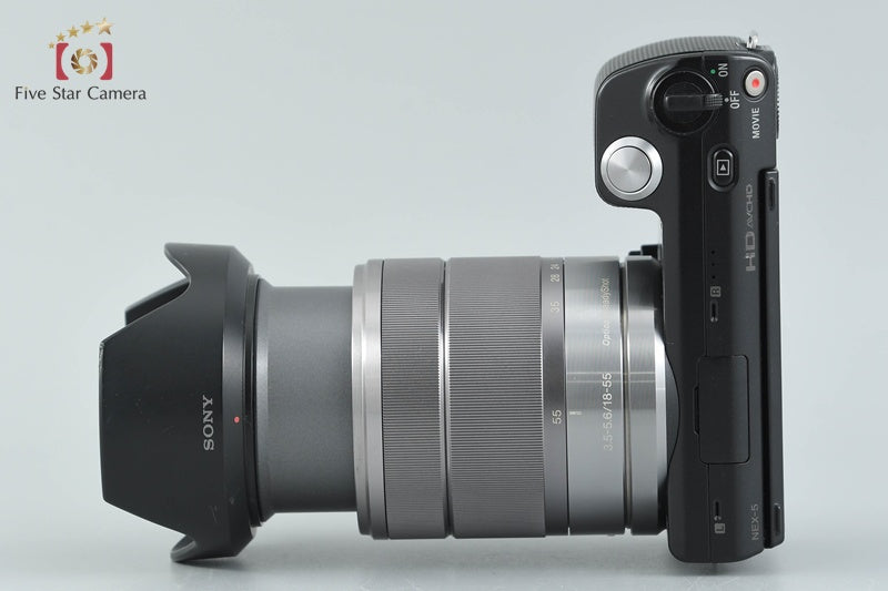 Sony α NEX-5 Black 16.1 MP Digital Camera 18-55 Lens [Japanese Language Only]