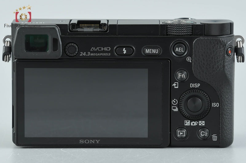 Sony α6000 ILCE-6000 Black 24.3 MP Mirrorless Camera [Multiple Languages]