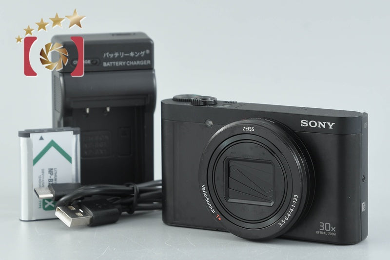 Sony Cyber-shot DSC-WX500 Black 18.2 MP Digital Camera [Multiple Languages]