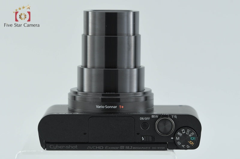 Sony Cyber-shot DSC-WX500 Black 18.2 MP Digital Camera [Multiple Languages]