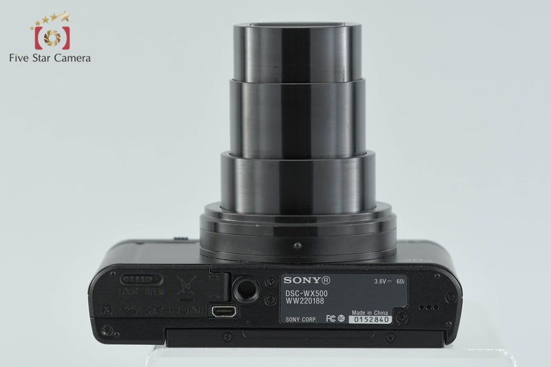 Sony Cyber-shot DSC-WX500 Black 18.2 MP Digital Camera [Multiple Languages]