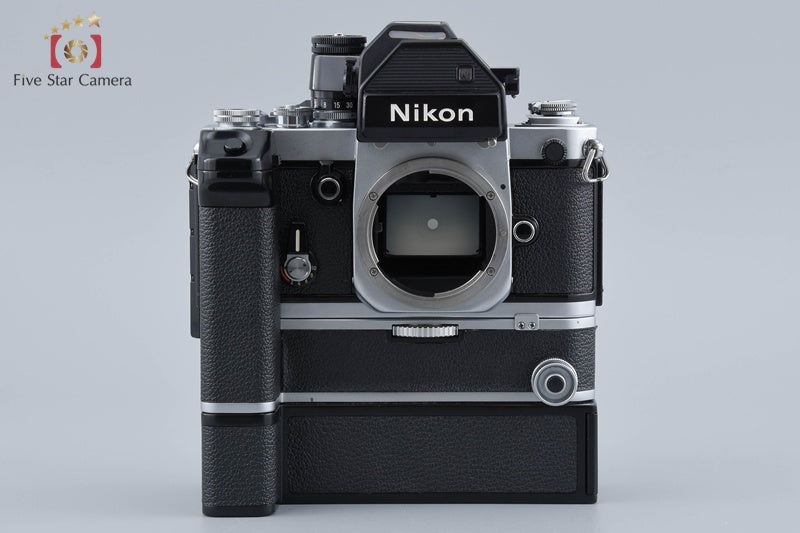 Nikon F2 Photomic S Silver 35mm SLR Film Camera + MD-2 + MB-1 Motor Drive