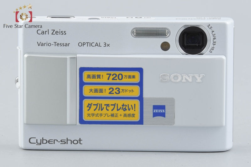 SONY Cyber-shot DSC-T10 White 7.2 MP Digital Camera [Japanese Language Only]