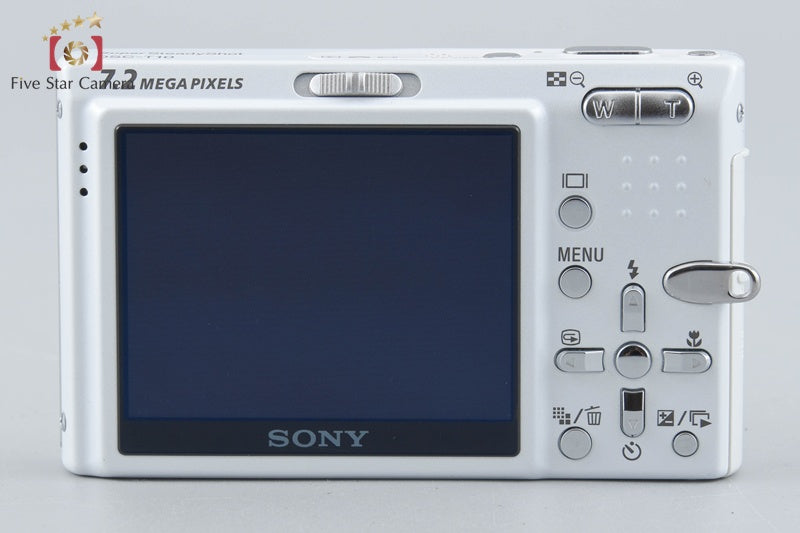 SONY Cyber-shot DSC-T10 White 7.2 MP Digital Camera [Japanese Language Only]