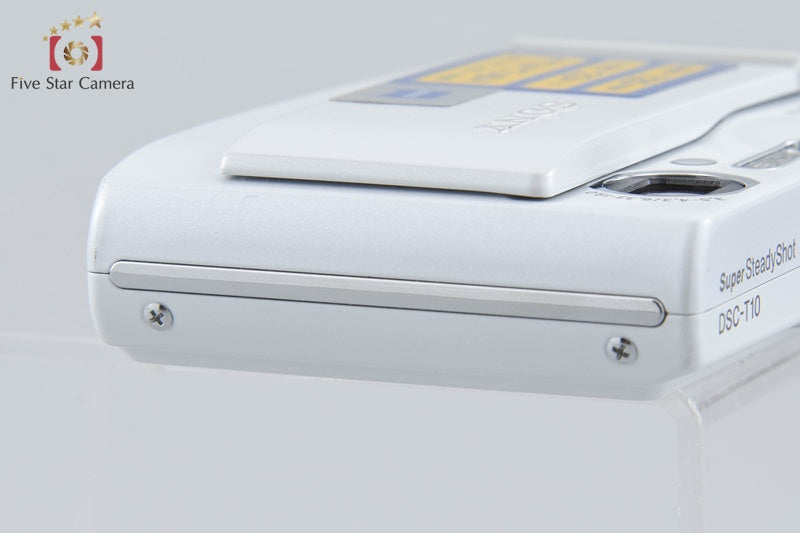 SONY Cyber-shot DSC-T10 White 7.2 MP Digital Camera [Japanese Language Only]