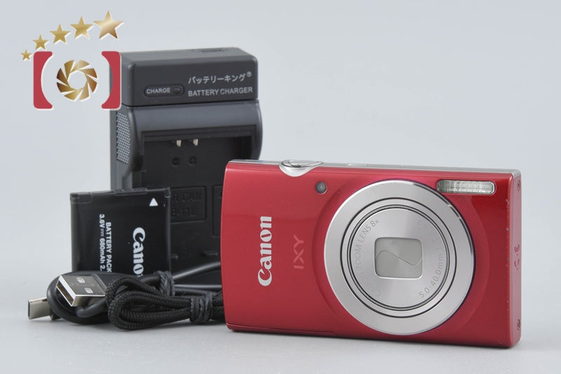Canon IXY 180 Red 20.0 MP Digital Camera
