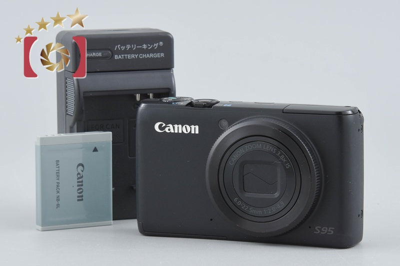 Canon PowerShot S95 Black 10.0 MP Digital Camera