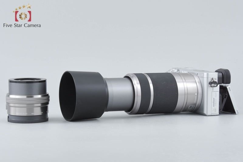 Sony Alpha α6400 ILCE-6400 Silver 16-50 55-210 Lenses [Japanese Language Only]