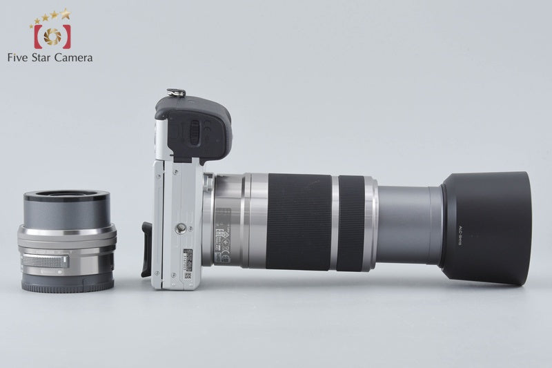 Sony Alpha α6400 ILCE-6400 Silver 16-50 55-210 Lenses [Japanese Language Only]