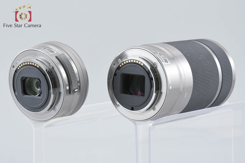 Sony Alpha α6400 ILCE-6400 Silver 16-50 55-210 Lenses [Japanese Language Only]