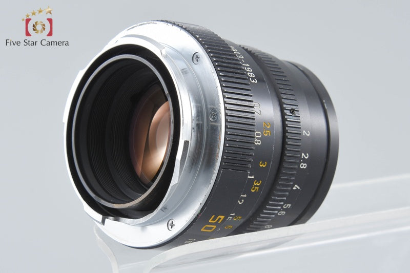Leica SUMMICRON-M 50mm f/2 3rd Black 70th Anniversary Model