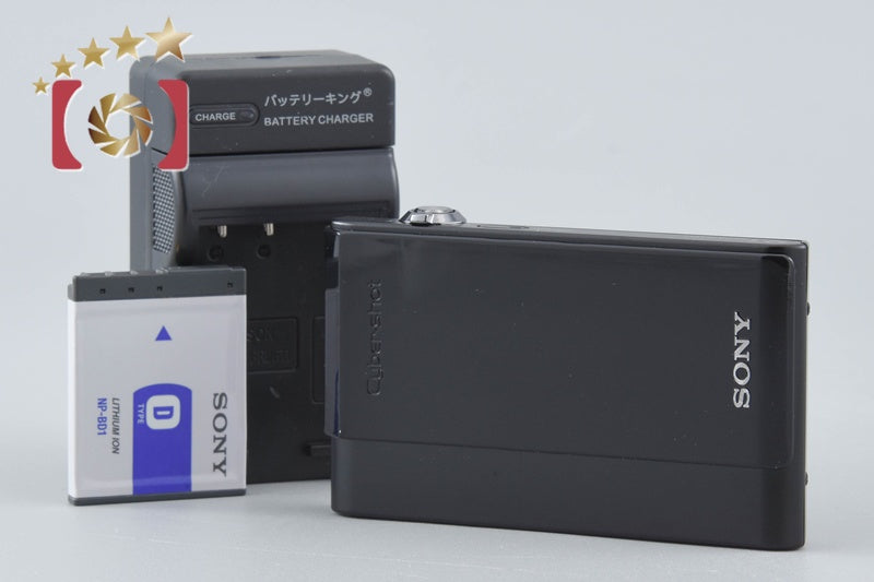 Sony Cyber-Shot DSC-T900 Black 12.1 MP Digital Camera [Japanese Language Only]