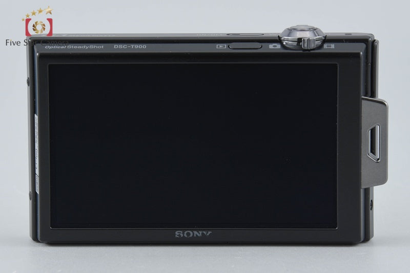 Sony Cyber-Shot DSC-T900 Black 12.1 MP Digital Camera [Japanese Language Only]