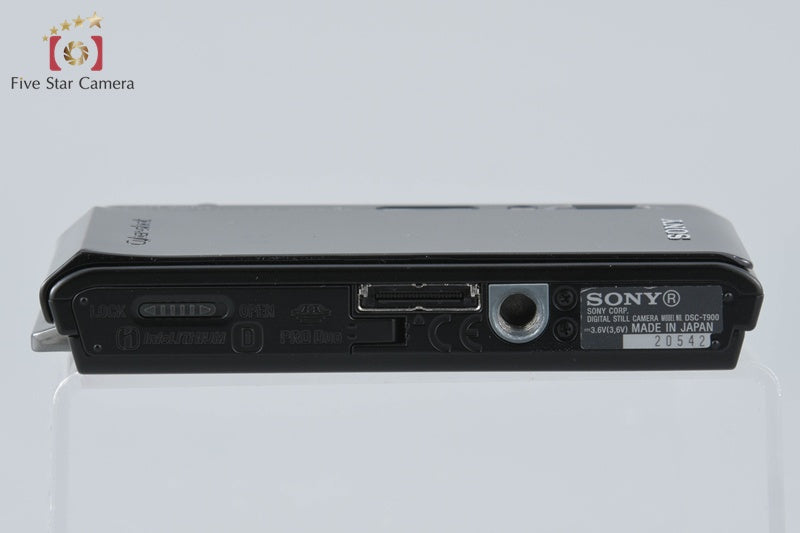 Sony Cyber-Shot DSC-T900 Black 12.1 MP Digital Camera [Japanese Language Only]