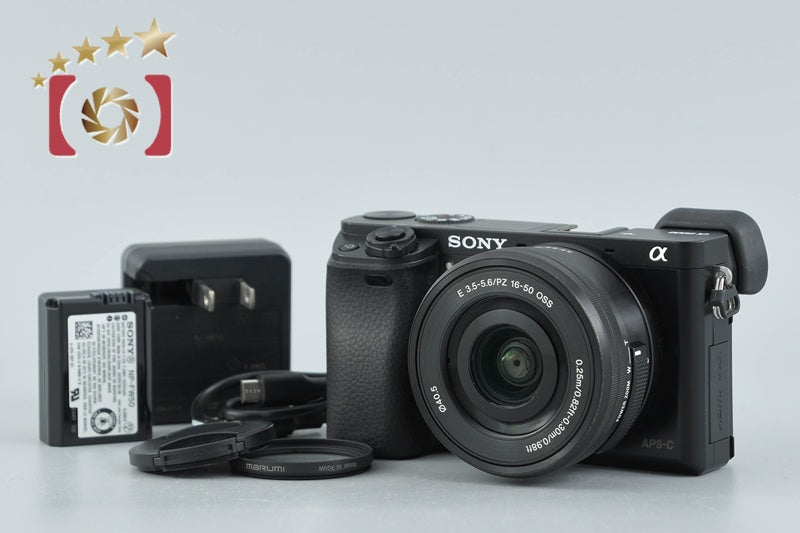 "Count 262" Sony ILCE-6000 Black 24.3 MP 16-50 Lens [Multiple Languages]