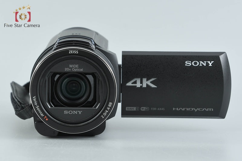 SONY HANDYCAM FDR-AX45 Black Digital Camcorder [Multiple Languages]