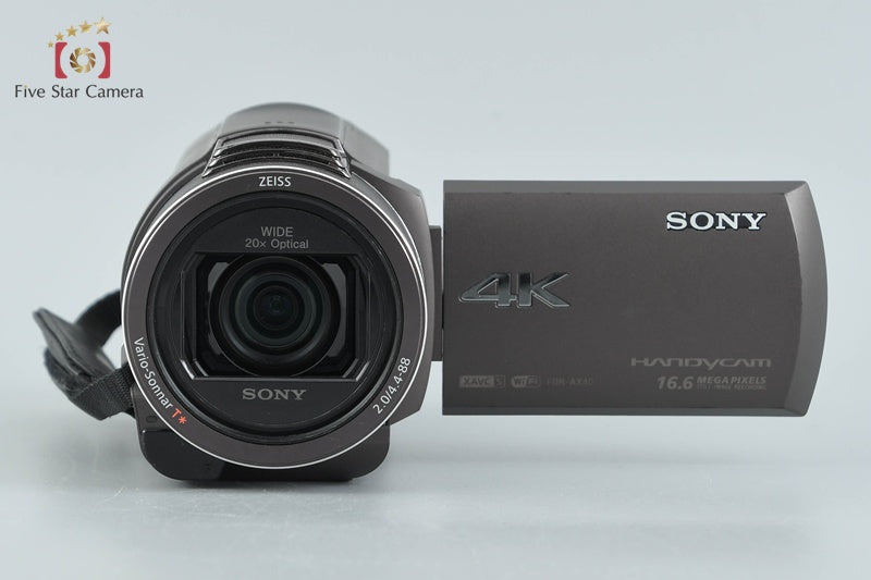 Sony HANDYCAM FDR-AX40 Bronze Brown 4K Handycam [Multiple Languages]