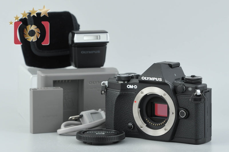 "Count 2,941" Olympus OM-D E-M5 Mark II Black 16.1 MP Digital Mirrorless Camera