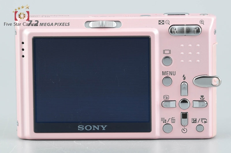 SONY Cyber-shot DSC-T10 Pink 7.2 MP Digital Camera [Japanese Language Only]