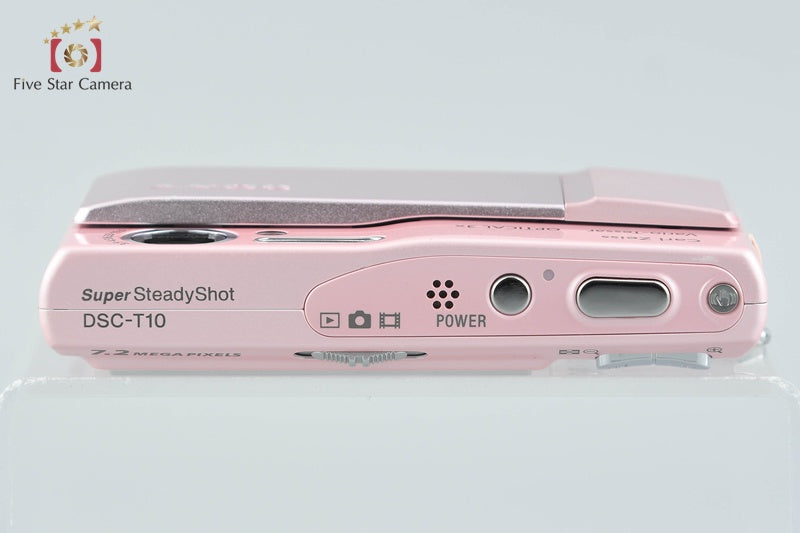 SONY Cyber-shot DSC-T10 Pink 7.2 MP Digital Camera [Japanese Language Only]