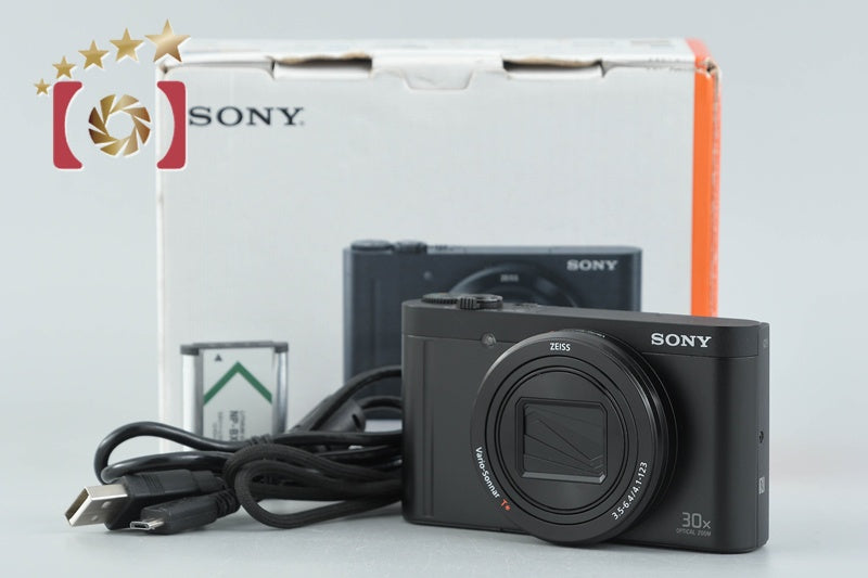 Sony Cyber-shot DSC-WX500 Black 18.2 MP Digital Camera [Multiple Languages]