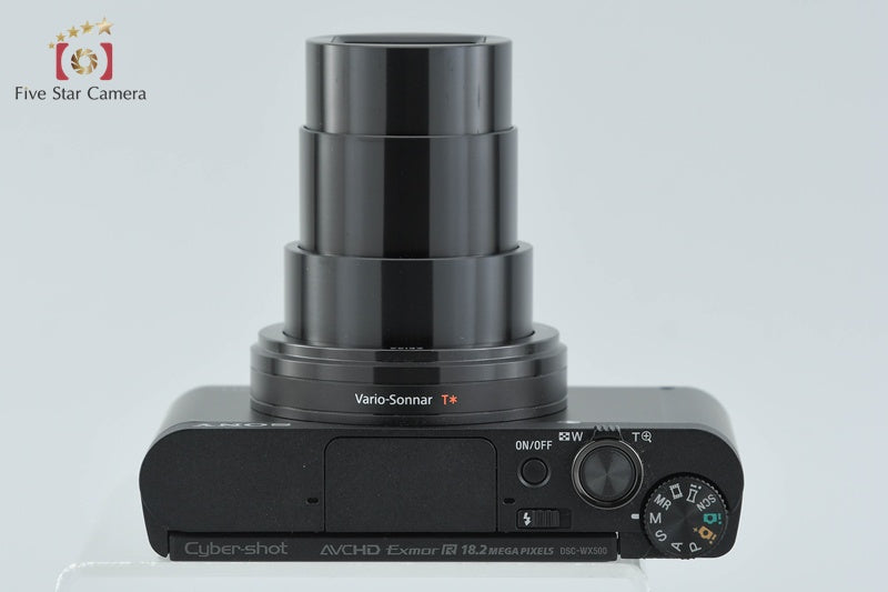 Sony Cyber-shot DSC-WX500 Black 18.2 MP Digital Camera [Multiple Languages]