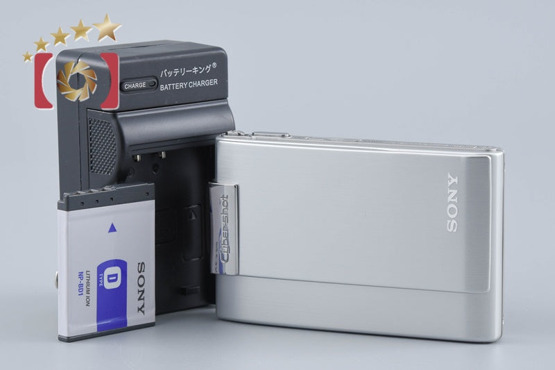 Sony Cyber-Shot DSC-T200 Silver 8.1 MP Digital Camera [Japanese Language Only]
