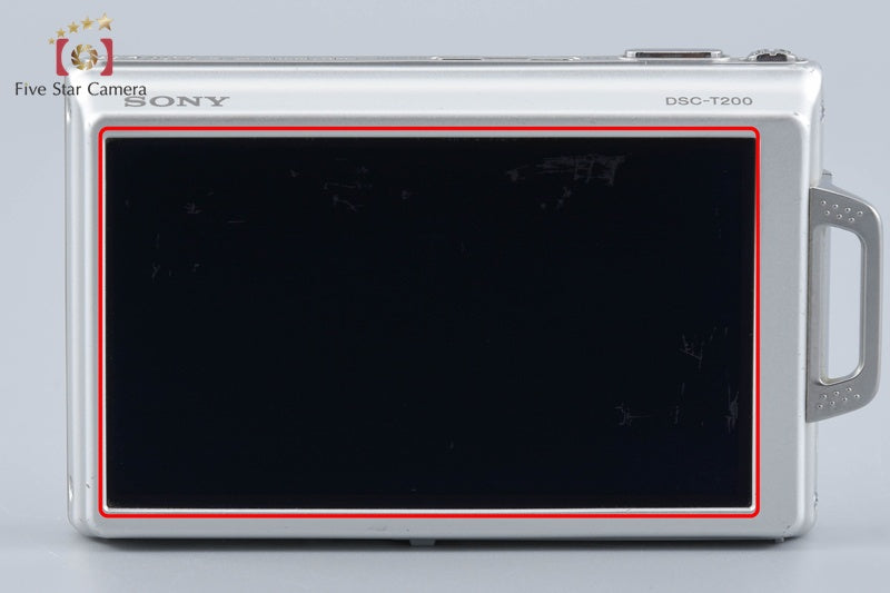 Sony Cyber-Shot DSC-T200 Silver 8.1 MP Digital Camera [Japanese Language Only]