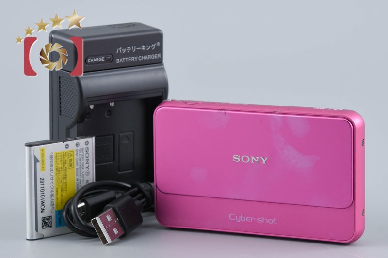 SONY Cyber-shot DSC-T99 Pink 14.1 MP Digital Camera [Japanese Language Only]